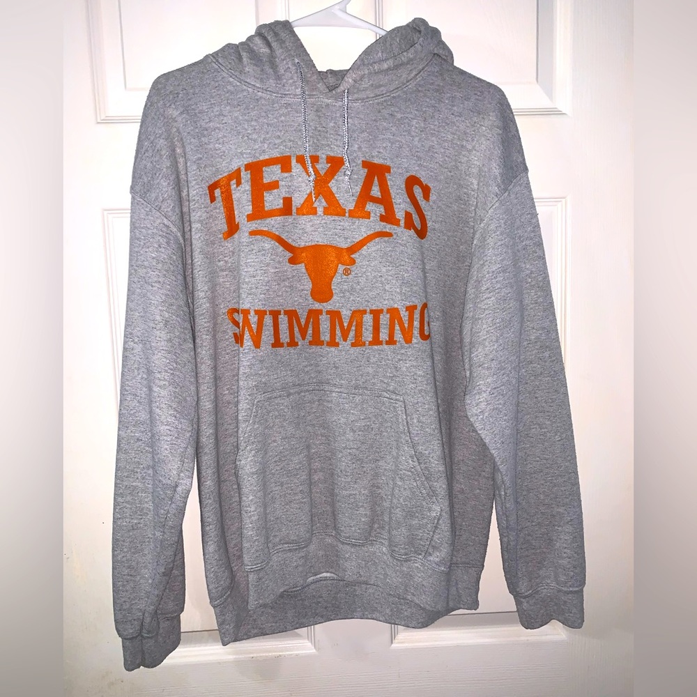 Unisex Texas swimming sweatshirt, size men’s medium